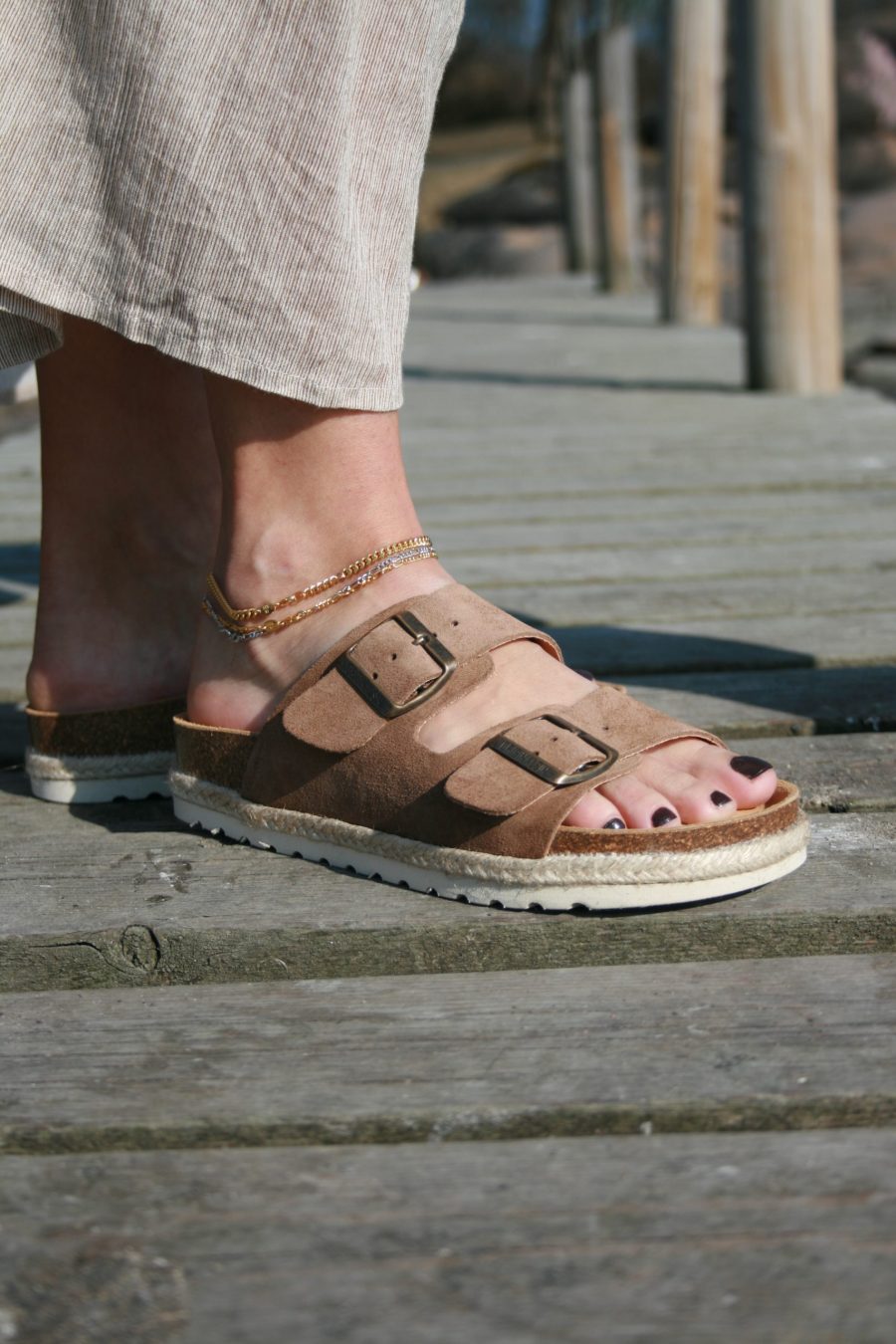 ORIGINALSIN AMALIE SANDAL DARK BEIGE-8042