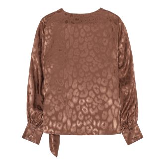 KARMAMIA INES BLOUSE BRONZE LEO JACQUARD-8702