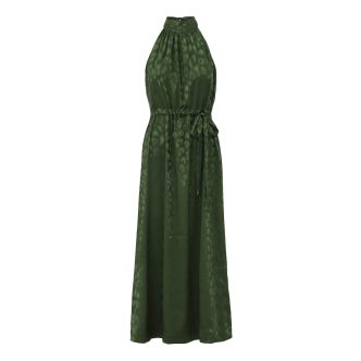 KARMAMIA LAYLA DRESS CACTUS LEO JACQUARD-0