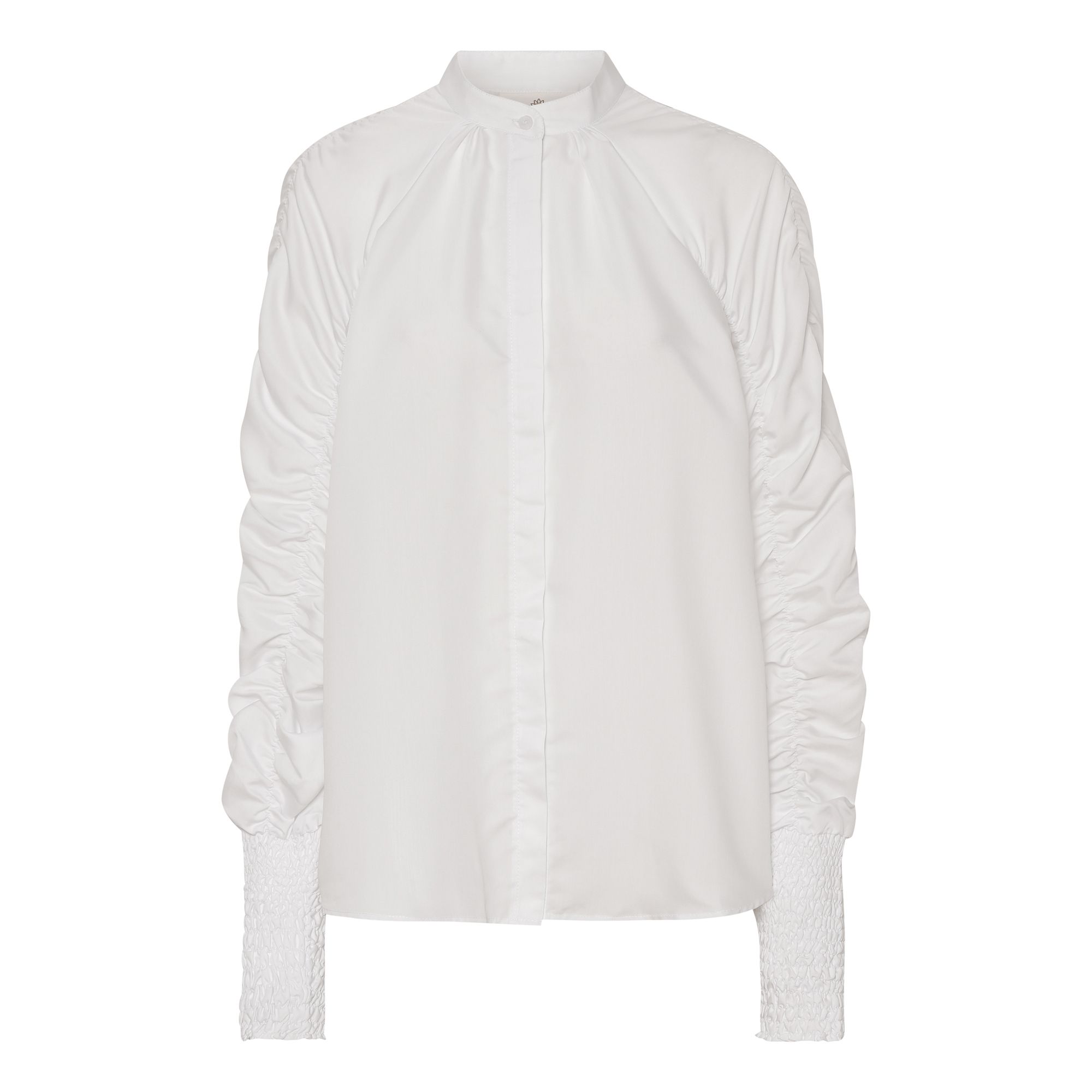 Karmamia morgan shirt white cotton | KØB HER