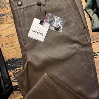 DEPECHE STRETCH PANT 14256 DUSTY TAUPE-0