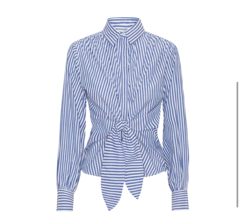 Karmamia lee shirt sea stripe cotton | KØB HER