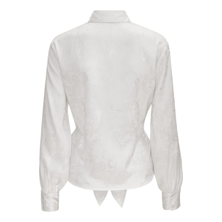 Karmamia lee shirt white paisley jacquard - Image 2