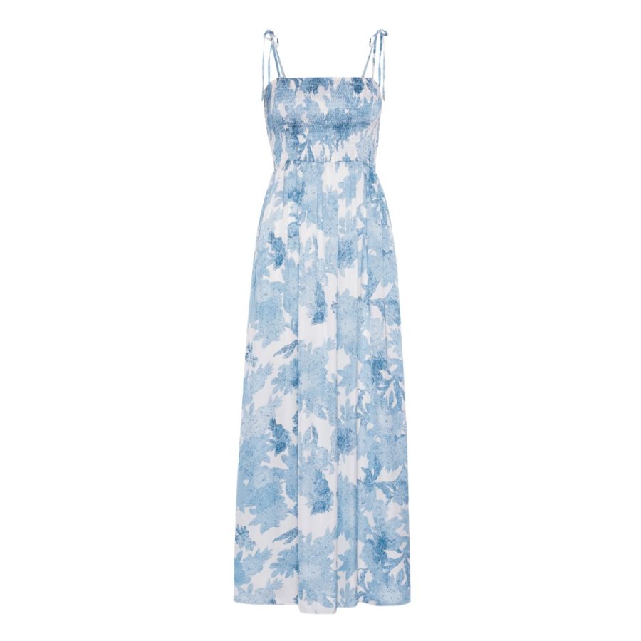 Karmamia odette dress sky flower