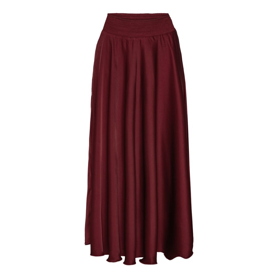 Karmamia savannah skirt semi rich merlot