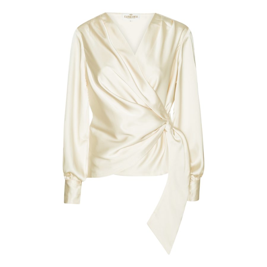 Karmamia ines blouse semi rich ivory