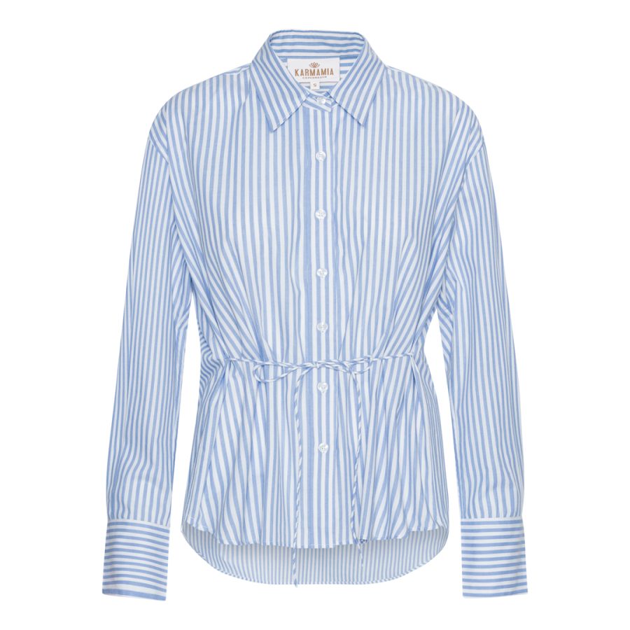 Karmamia edie shirt sky stripe