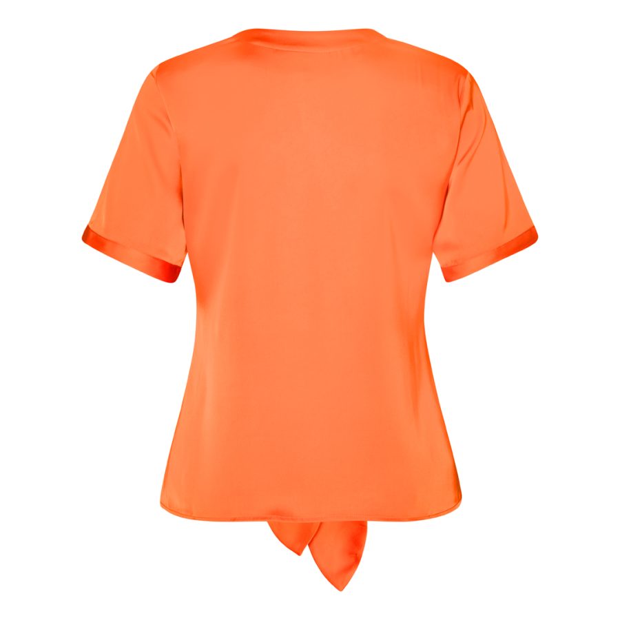 Karmamia blair blouse short semi rich orange - Image 2